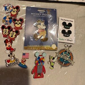 lot of Disney parks collectible pins LELR mystery 50th anniversary DVC/Jumbo